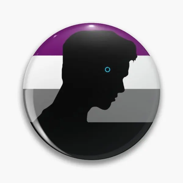 Rk900 Nines ассексуальный флаг настраиваемая мягкая кнопка булавка значок для