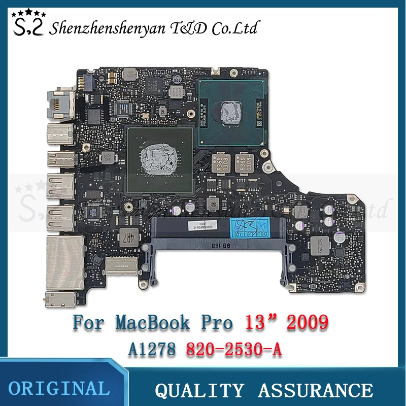 Laptop A1278 Motherboard For Apple Macbook Pro 13"  Logic Board 2.26GHz P7550 2.4GHz 820-2530-A EMC 2326 Mid 2009