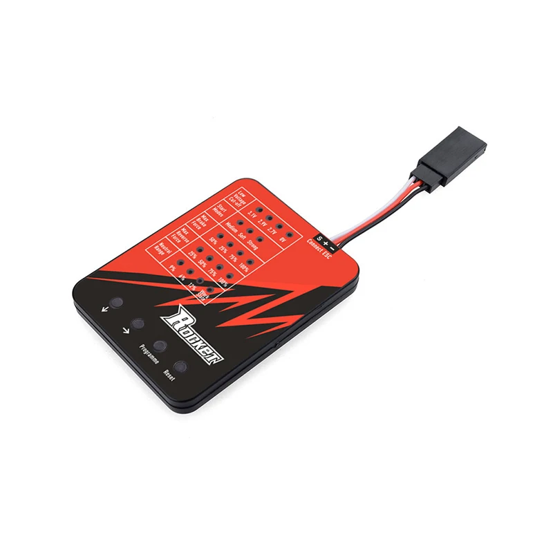 Rocket Высокое качество низкое напряжение отключение LED Мини программирующая карта для RC автомобиля ESC