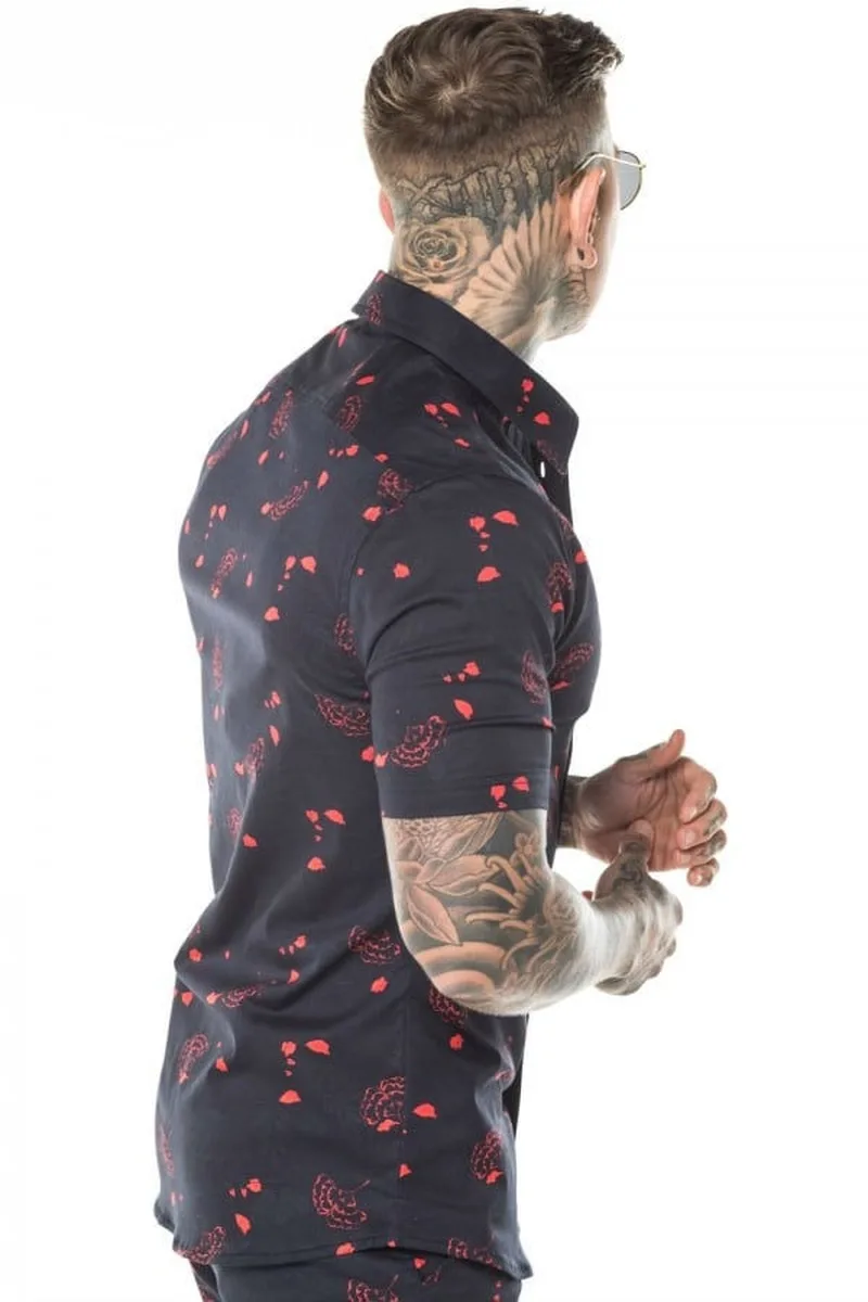 

Hot Sale Summer 2020 New Men's Short Sleeve Shirt Casual Fashion 3D Lapel Open Buckle Print Large Size Camisas Para Hombre