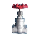 Клапан затвора из нержавеющей стали BSP с внутренней резьбой 12 дюйма-2 дюйма, 304 дюйма, SS304 SS201, резьбовые стандартные клапаны для воды, газа и масла