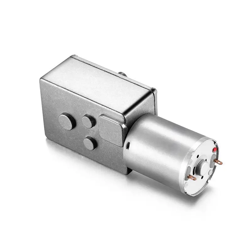 DC 24V 1RPM червячный мотор редуктор 6 мм вал с высоким крутящим моментом турбинный