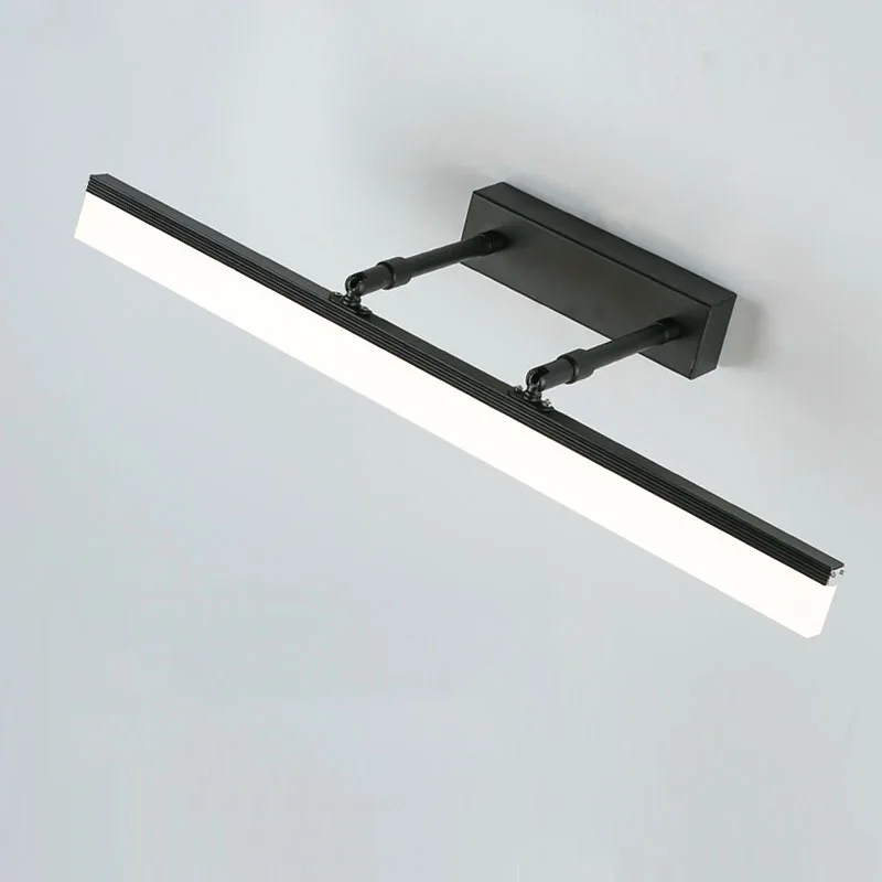 QLTEG длинный светодиодный настенный светильник черный белый современный