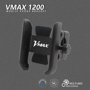 vmax 1200 parts for yamaha v max 1700 2009 2020 cnc aluminum mobile phone bracket stand navigation holder motorcycle accessories free global shipping