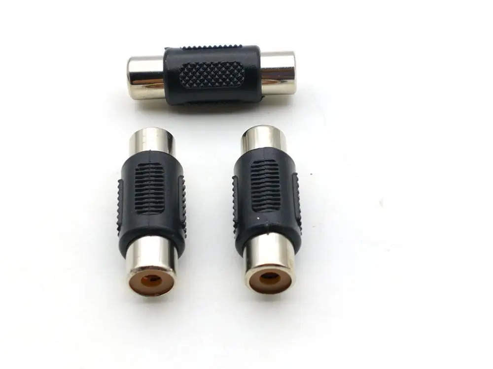 100 шт. RCA Женский аудио видео переходник|Соединители| |