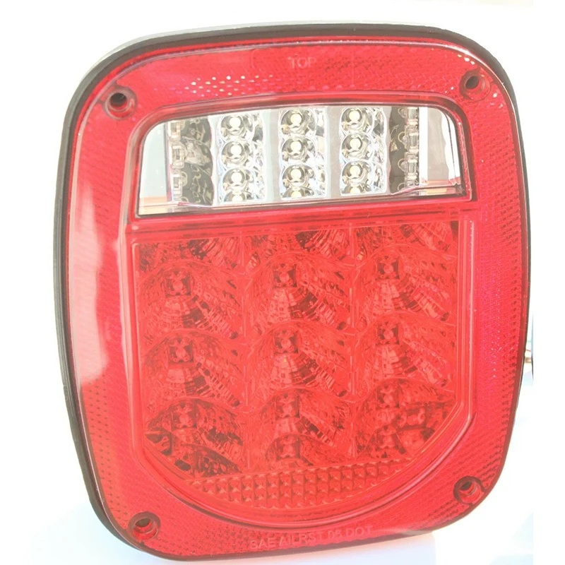 2 шт. светодиодный задний стоп светильник обратный сигнал поворота для Jeep Wrangler TJ CJ