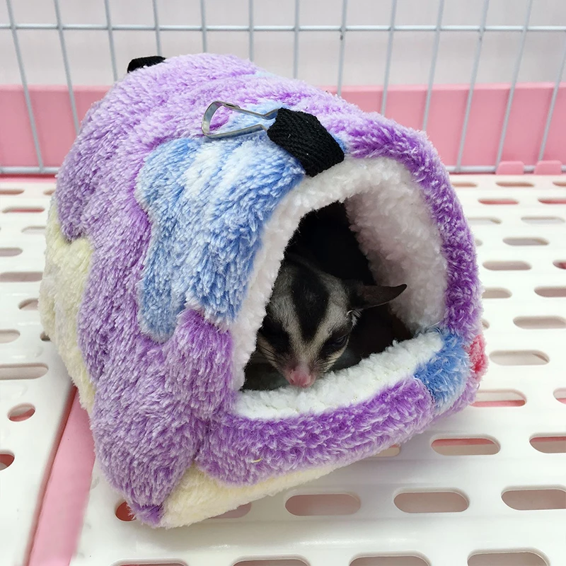 

New Hamster Nest Pet Supplies Squirrel Nest Soft Beautiful Warm Nest Small Pet Nests Pet House Bed Cage For Hamster Accessories