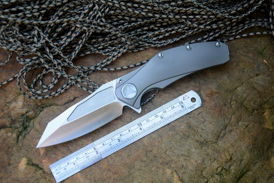 Кевин Джон матрица Керамический шарикоподшипник Флиппер папка S35VN лезвие TC4