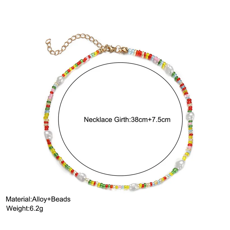 Цепочка с подвеской жемчугом и бусинами |