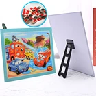 Рамка 5D алмазов картина с изображением мультяшного автомобиля, мозаичная Вышивка крестом Дрель Стразы автомобиля командные игрушки DIY ручной работы, подарок для детей