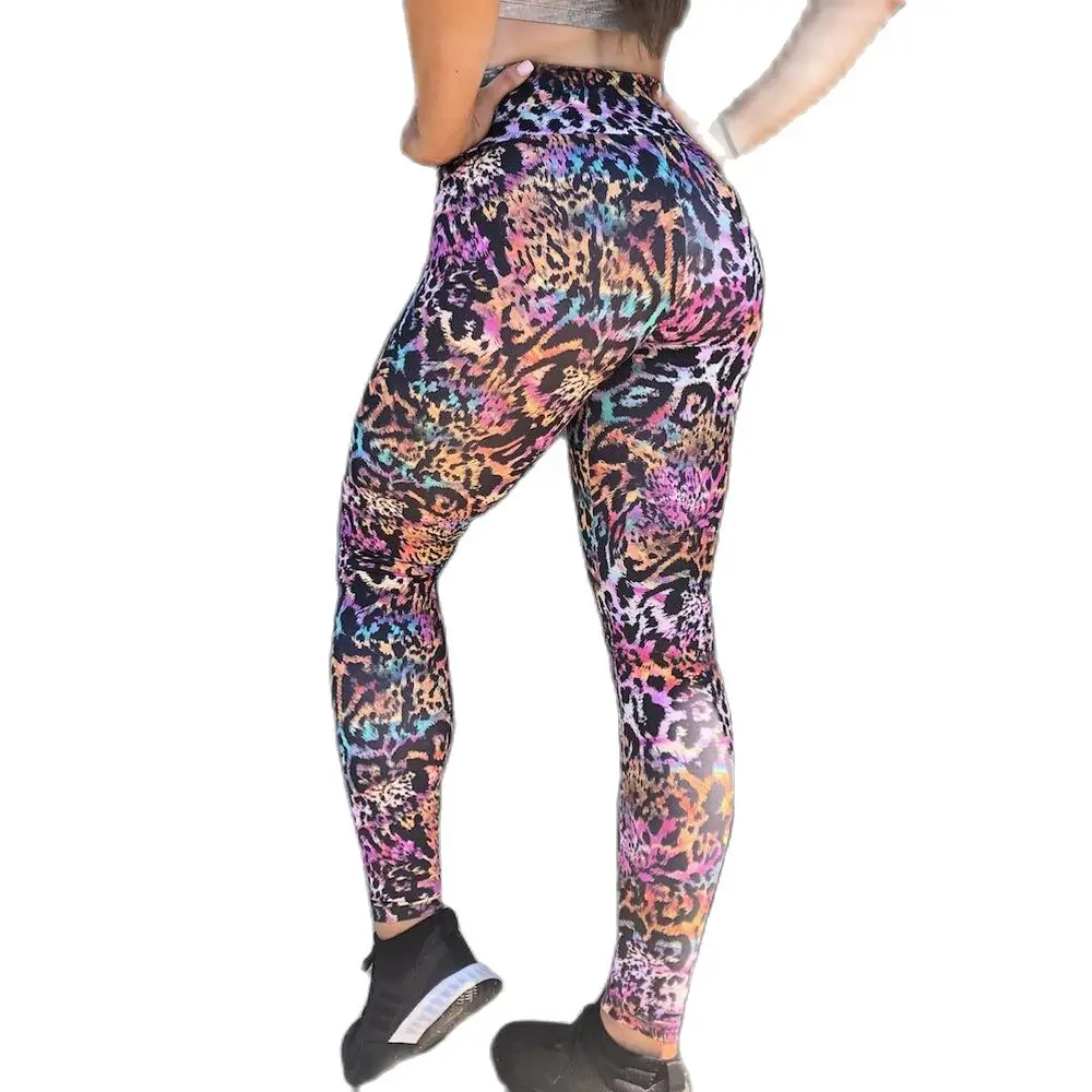 

Leggings women's large size waist raising hip quick drying sports pants high elastic running fitness large size Leggings