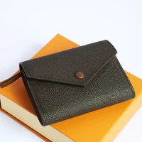 fast delivery top luxury designer wallets for women genuine leather big bills coins change bag credit card holder 41937 with box