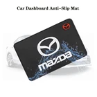 20x13 см липкий нескользящий коврик для приборной панели автомобиля, ПВХ, автомобильный нескользящий липкий гелевый коврик для Mazda 2 3 5 6 Gh CX3 CX5 CX30 MS MP MPE MPV BM