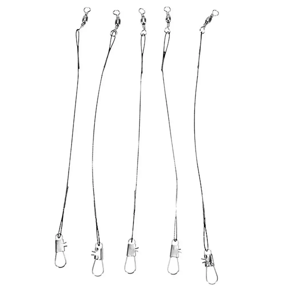 Проволока из нержавеющей стали для рыбалки соединяется с рыболовным крюком цвет