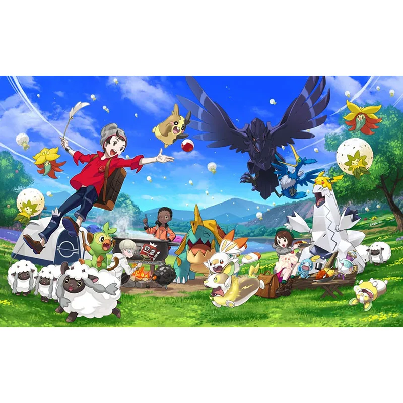 Игровой коврик Pokemon Monster Park Zoo для мыши с изображением Пикачу игровой карт