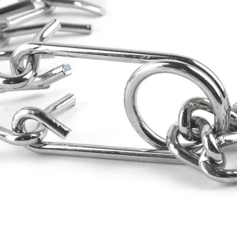 High 45/50/55/60cm Adjustable Dog Training Collar Chain Pet Supply Metal Steel Prong Pinch Choke UEJ | Дом и сад