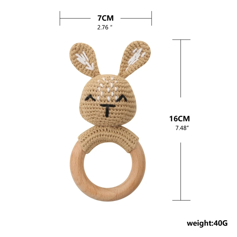 

Baby Teether Crochet Rattle Toy Mobile Gym Newborn Stroller Educational Toys