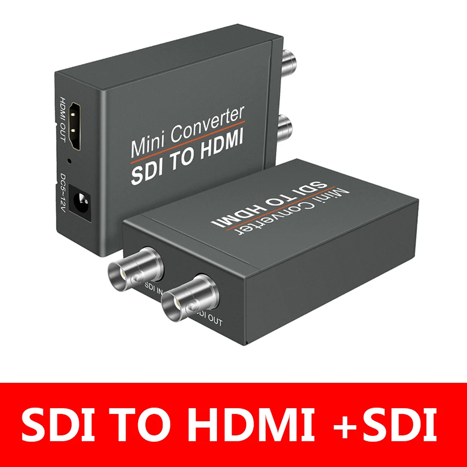 HD 3G Video  Converter SDI to HDMI To SDI Adapter Converter with Audio Auto Format Detection For Camera WITH DC CABLE