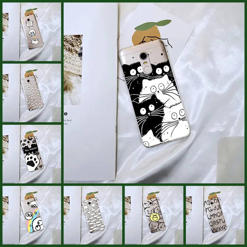 Задняя крышка для Xiaomi Redmi S2 6A 5 Plus 4A Kawaii Cat силиконовый чехол телефона Pocophone F1 Note 4 4X 5A