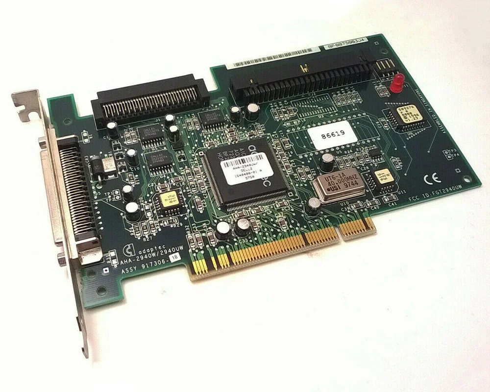 Тянут Adaptec AHA 2940UW scsi адаптер с контроллером PCI карта 50 Pin 68 ультра широкий 2940W|controller