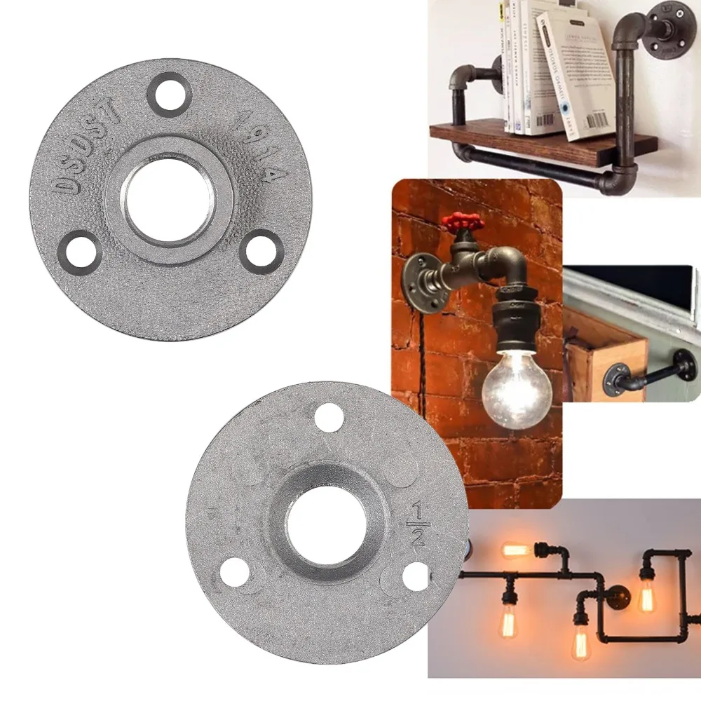 2 шт. фланец из алюминиевого сплава с 3 отверстиями 65 мм DN15 | Обустройство дома