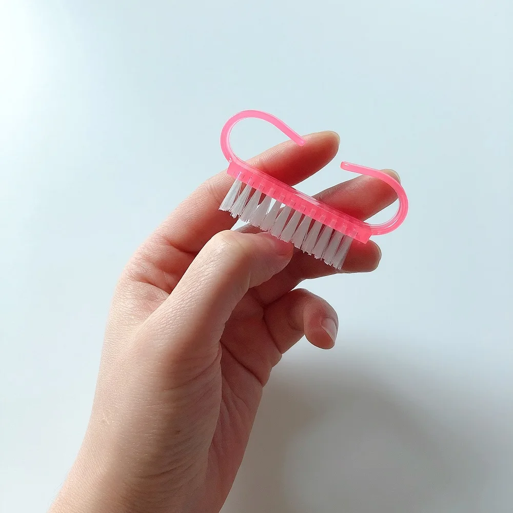 3 шт щетка для чистки ногтей инструменты пилочка маникюра педикюра мягкая