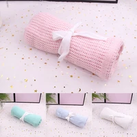 1pcs pure color soft cotton baby bath towel blanket multifunctional newborn infant swaddle wrap baby month blankets