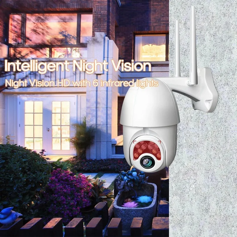 1080P IP камера Onvif Wi-Fi CCTV IR наружного видеонаблюдения NetCam Camara внешняя TF карта аудио и
