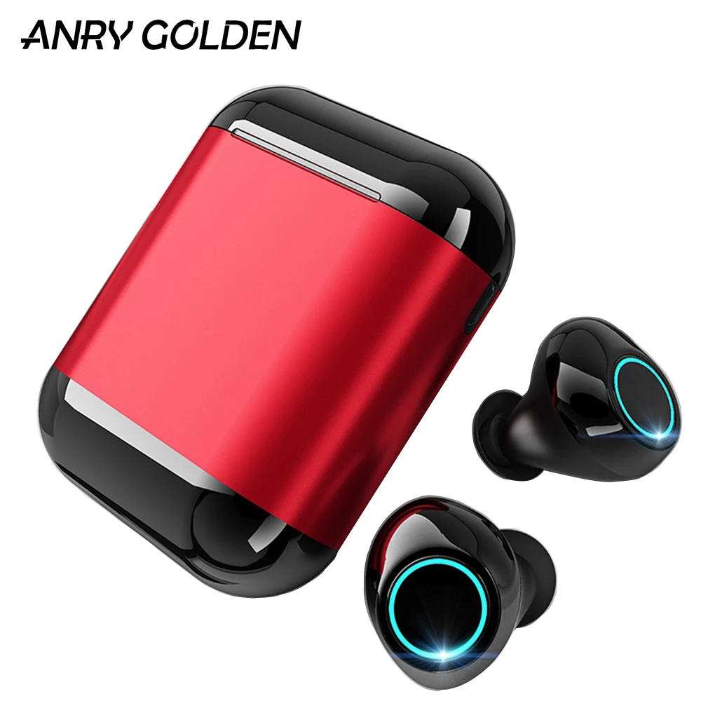 ANRY S7 Bluetooth 4 2 беспроводные наушники гарнитура TWS 360 3D стерео с микрофоном и 500 мАч