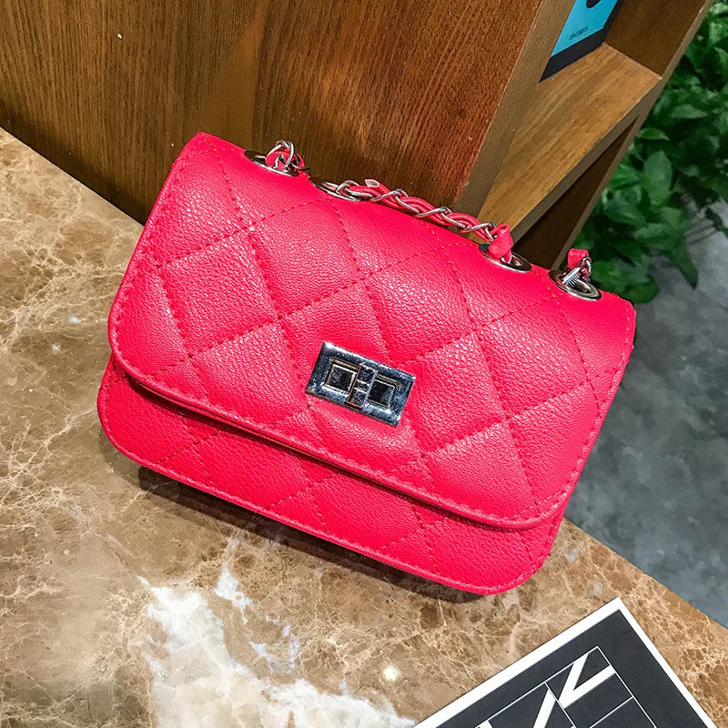 

2021 Summer Fashion Small Square Women Bag Shoulder Messenger Shoulder Bag Chain Change Diagonal Women Crossbody Bag Handbag