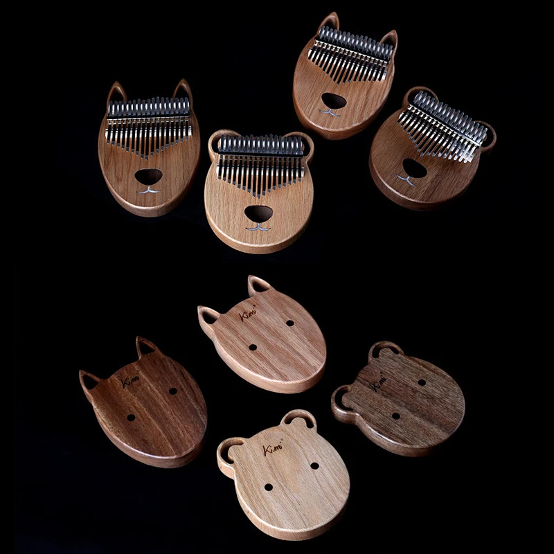 Ажурная перкуссионная клавиатура Kalimba KB23 для детей 17 клавиш Африканское пианино