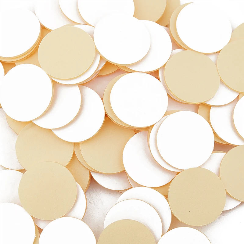 

100Pcs Clear Invisible Round Double Sided Silicone Self Adhesive Dots Stickers Desk Bedroom Furniture Hot