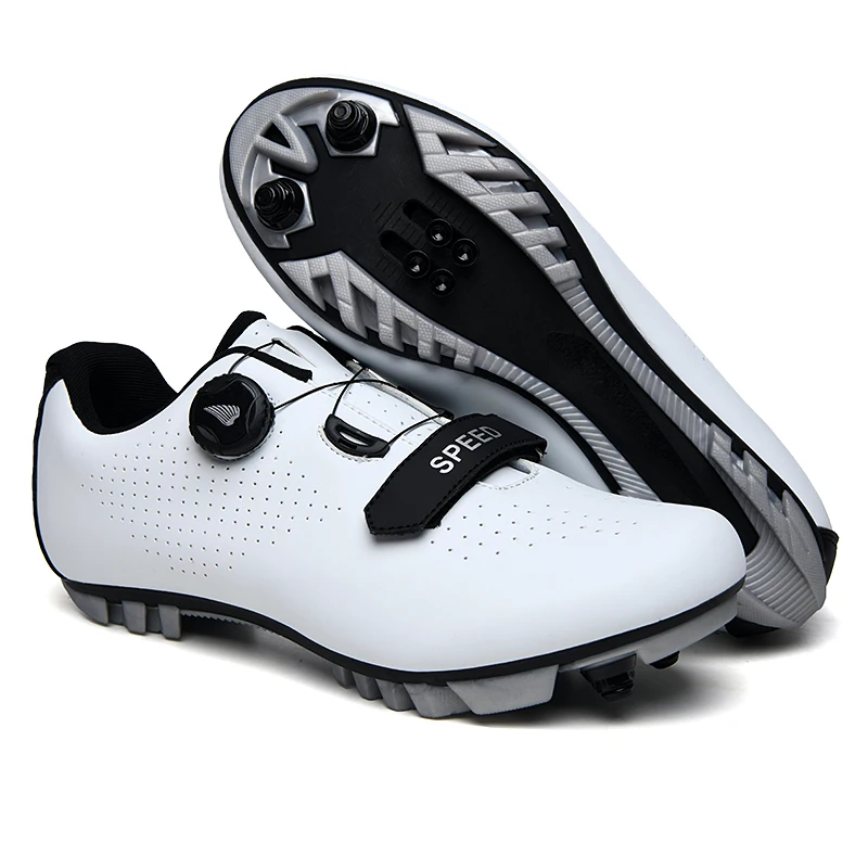 

Professional SPD Cleat Cycling Shoes MTB Mountain Bike Shoes Non-Slip Cycling Sneakers Men Breathable Racing RoadBicycle Shoes