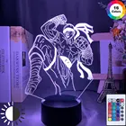 3D лампы игровой контроллер светодиодный цветной ночной Светильник для мальчиков друг подарок на день рождения; Красивое детское спальня украшения Рождественские подарки тумбочка