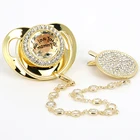 Соски соска для младенца для новорожденных держатель для пустышки Роскошный Жемчужный зажим для фиксатора Bling, индивидуальный детский подарок, предметы первой необходимости без BPA, ПВХ и фталаты