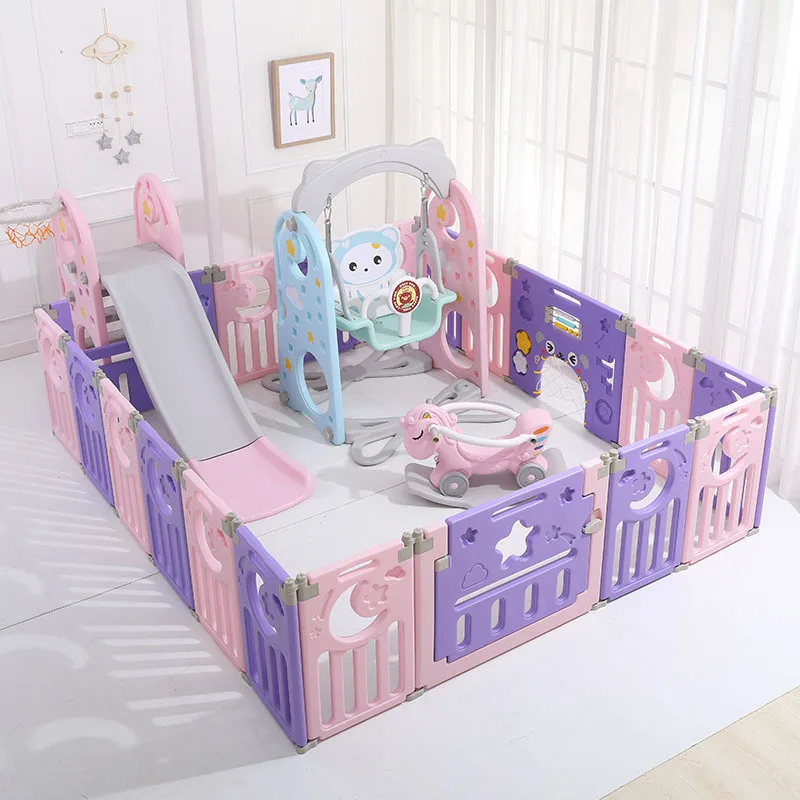Children's Playpens Indoor Baby Safety Crawling Learn To Walkprotective Fence Infant Indoor Playground