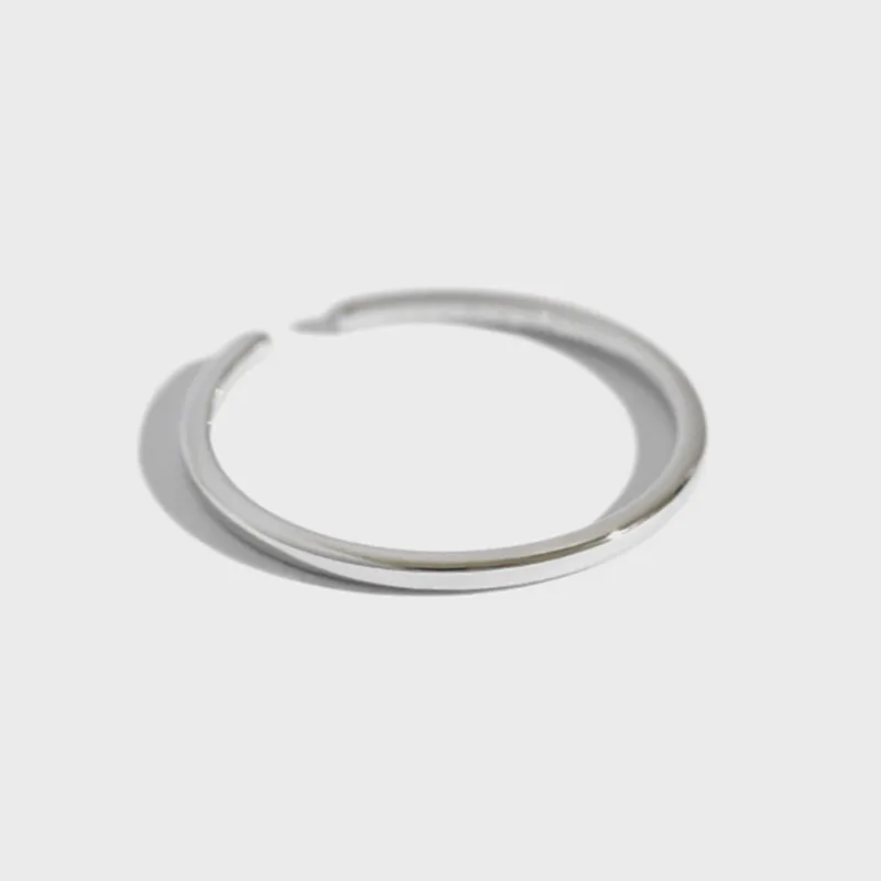 Женское кольцо из серебра 100% пробы с круглым кольцом | Украшения и аксессуары