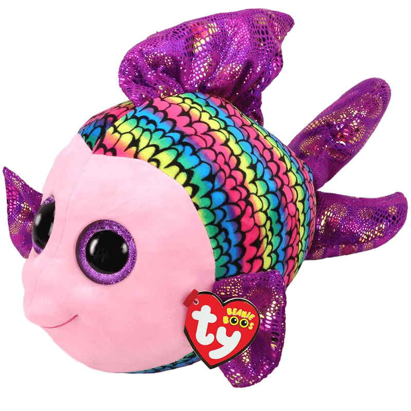 15 см Ty Beanie с большими глазами Sea Thema Aquatilia Рыба Дельфин нарваль Краб плюшевая