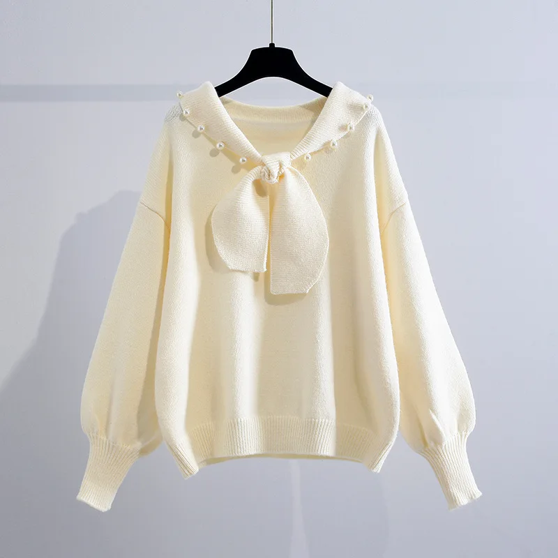 

Candy-colored pullover women's fall/winter 2021 new loose sweater one