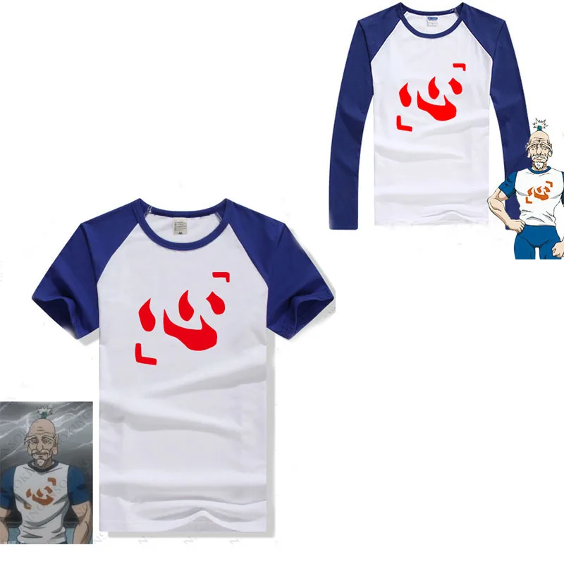 Футболка с аниме Охотник х охотник новая японская футболка для косплея Исаак