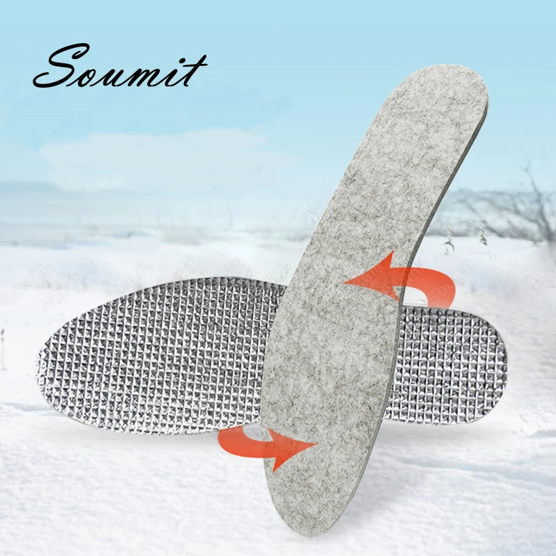 Стельки из фетровой алюминиевой фольги для мужчин и женщин удобные