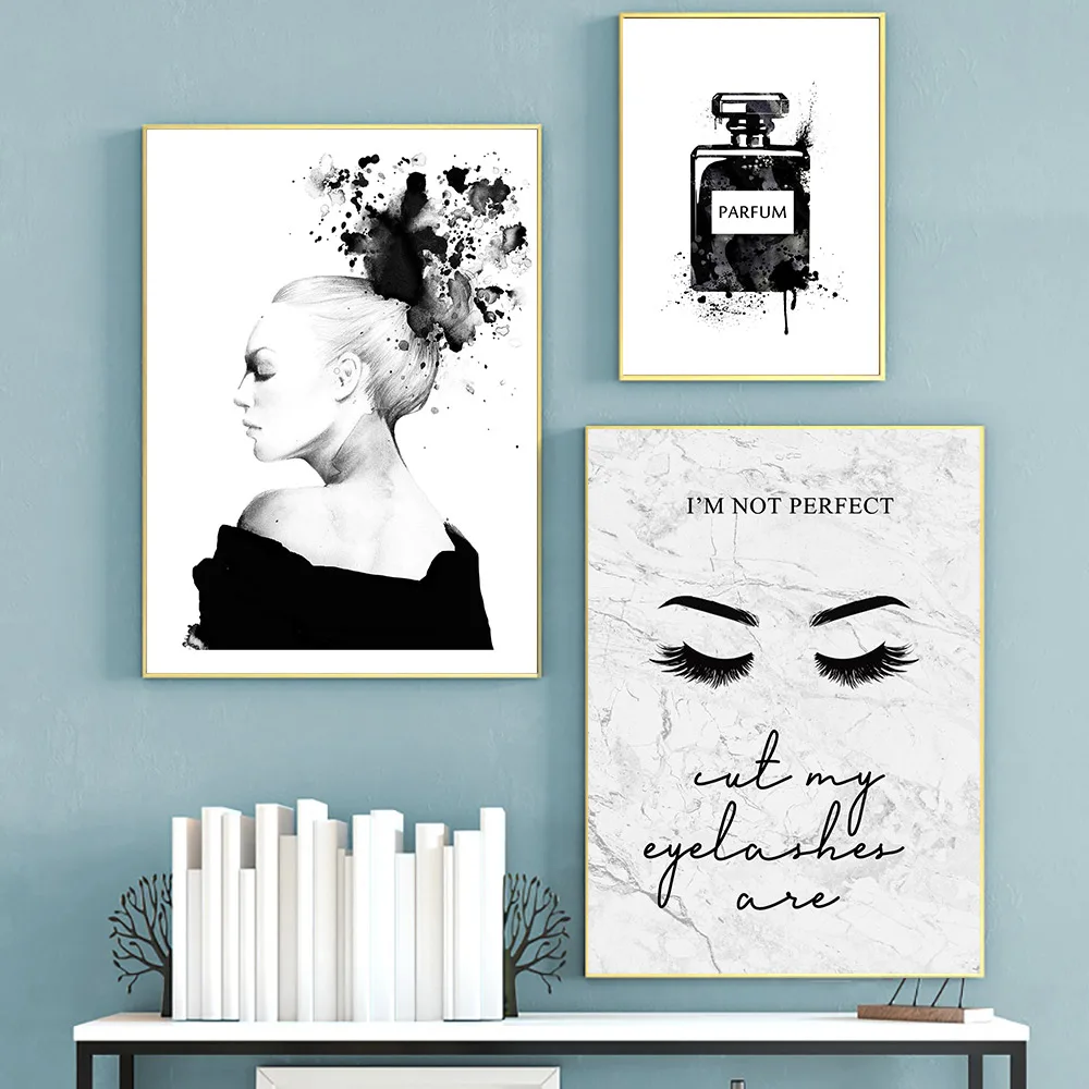 Флакон духов холст постер абстрактные постеры и принты настенные картины для