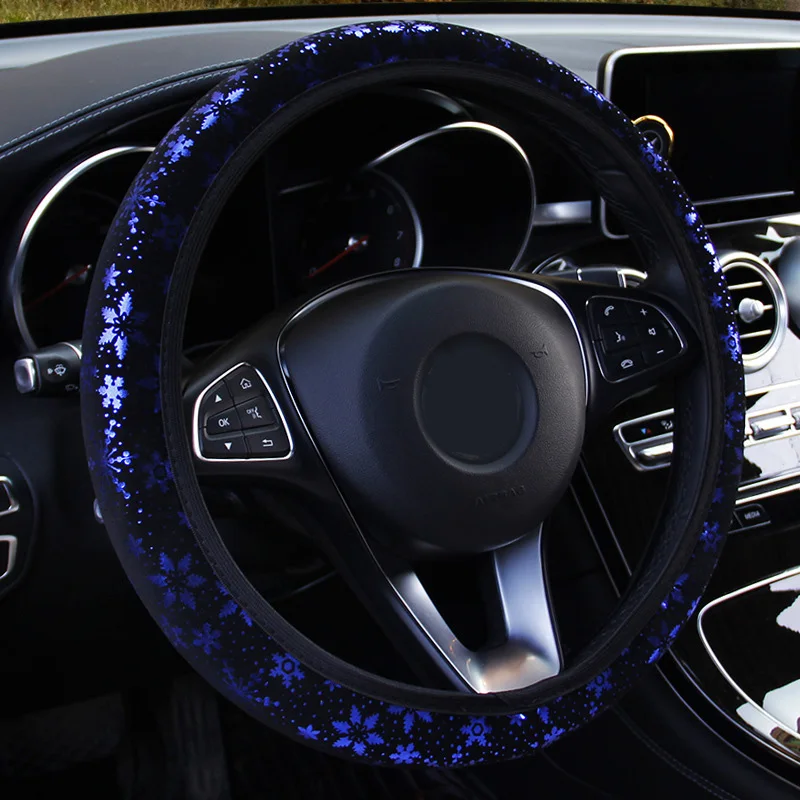 

SUVs Car Steering Wheel Cover Universal Protection 15inch/37-38CM For Toyota/Honda/Nissan/Mazda Anti-Slip