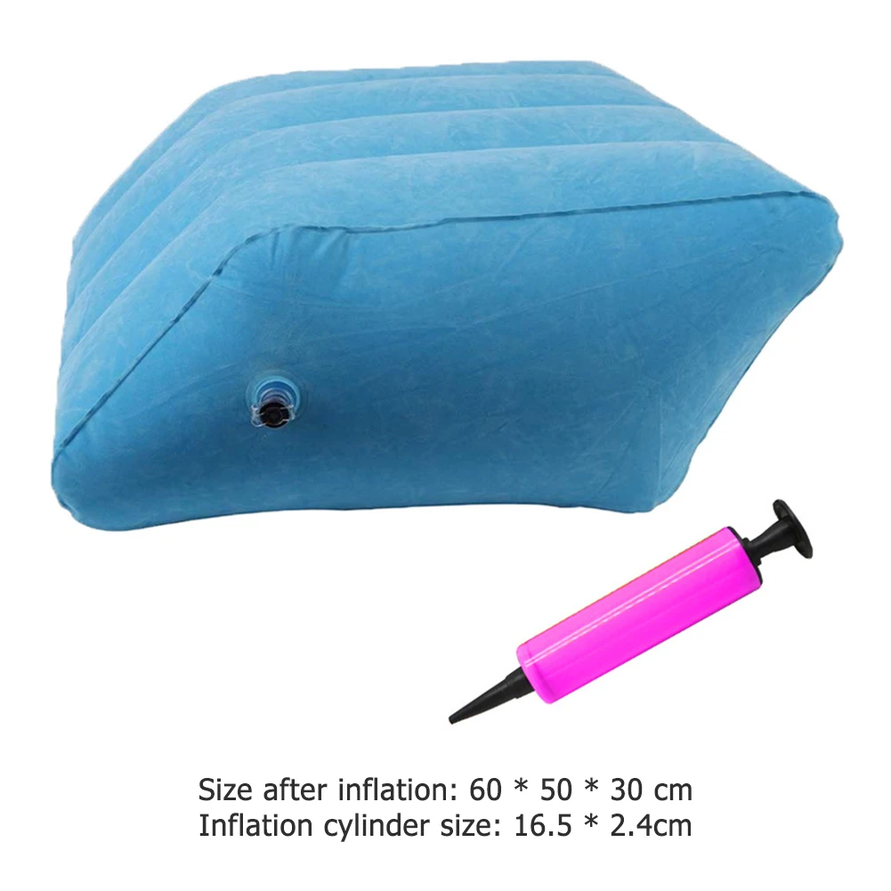 Надувная подушка для нога удобная переносная подушки отдыха колена дома и офиса