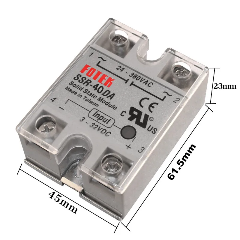 Твердотельное реле SSR от постоянного тока до переменного 40 А новый модуль