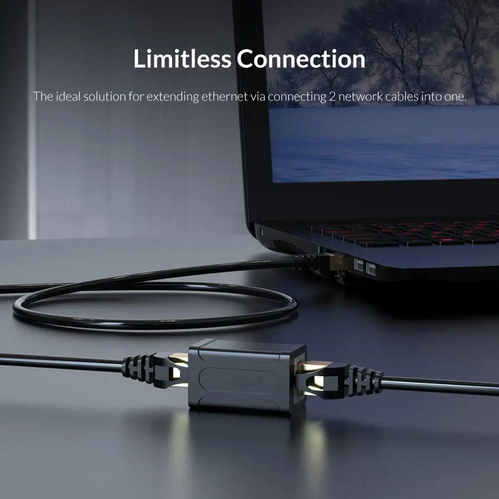 Соединитель ORICO RJ45 Ethernet кабель Cat 6 соединитель расширителя для кабеля