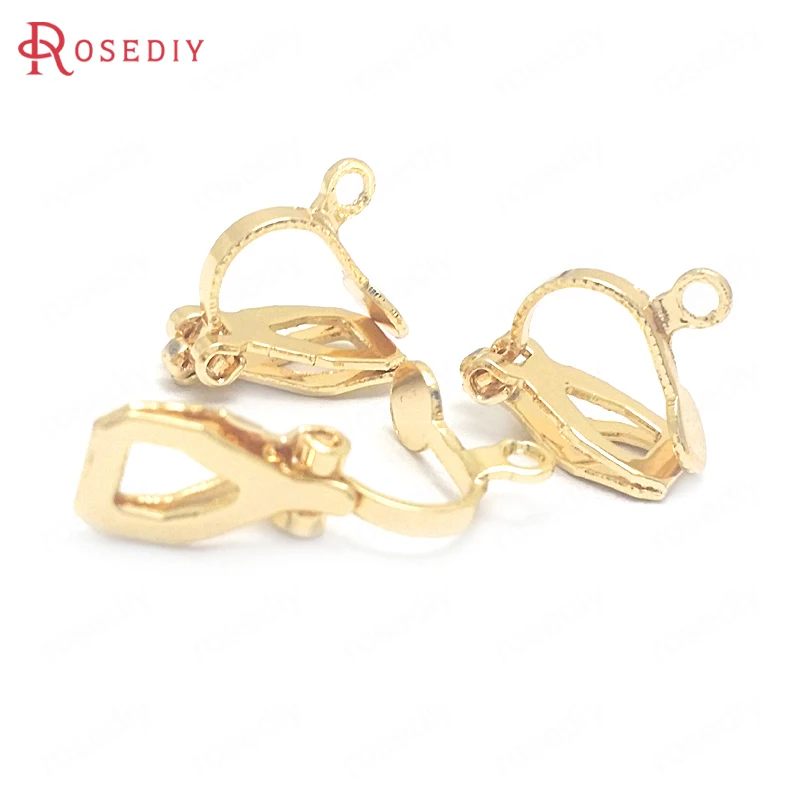 20 шт. латунные зажимы для сережек 4 мм | Украшения и аксессуары