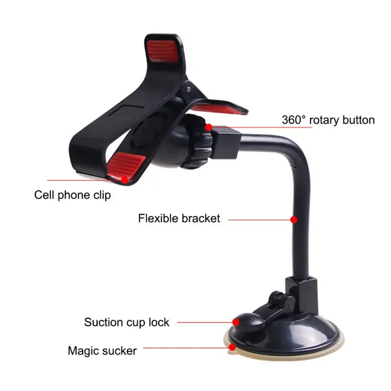 Автомобильный держатель для телефона вращающееся на 360 Градусов Крепление в