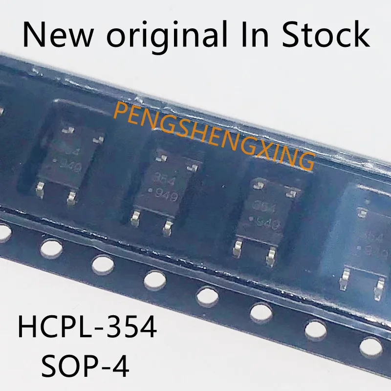 Фотоэлектрический Соединительный чип 10 шт./лот HCPL-354 HCPL354 354 SOP4 HCPL-354-000E |