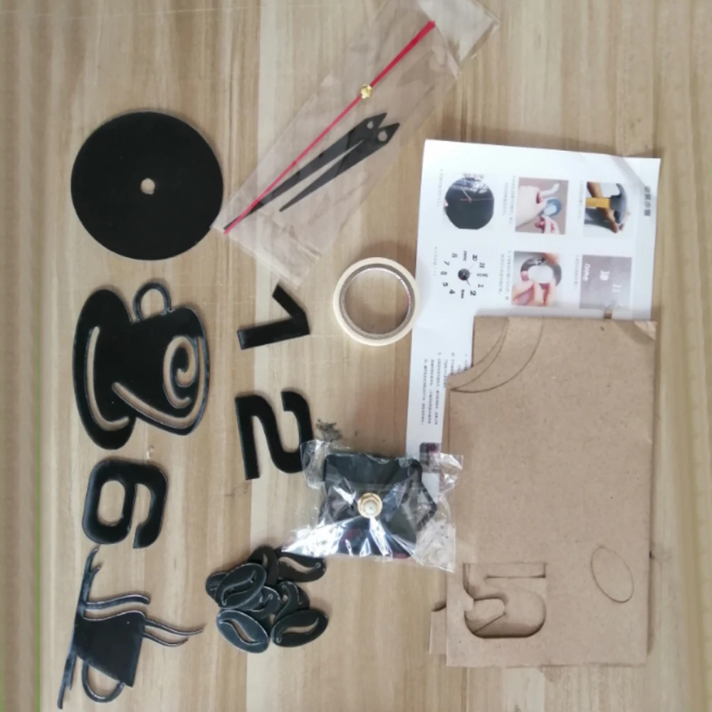 Водонепроницаемые Акриловые 3D наклейки часы для чая настенные кварцевый